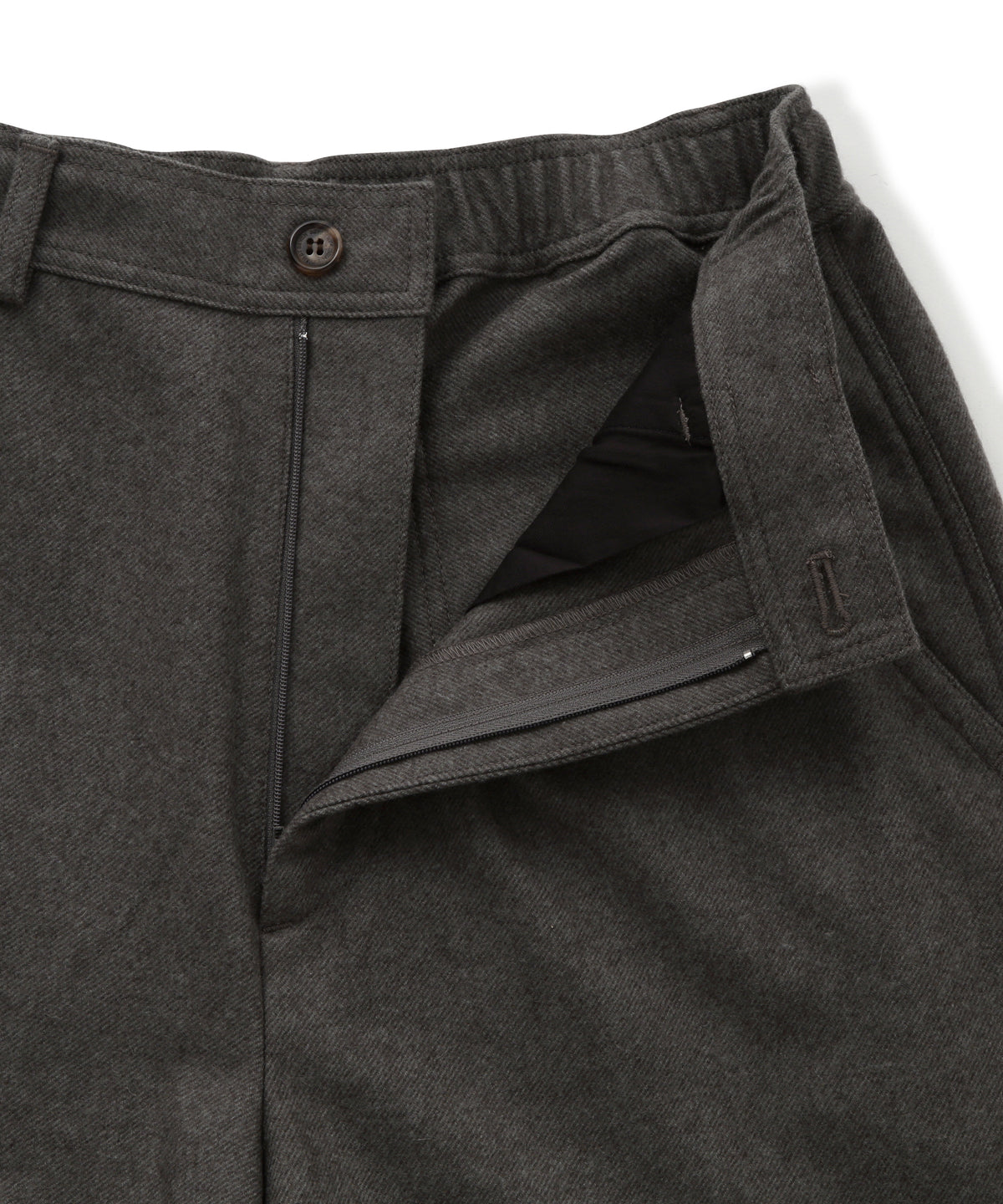EASY TROUSERS  - Powder Melton -