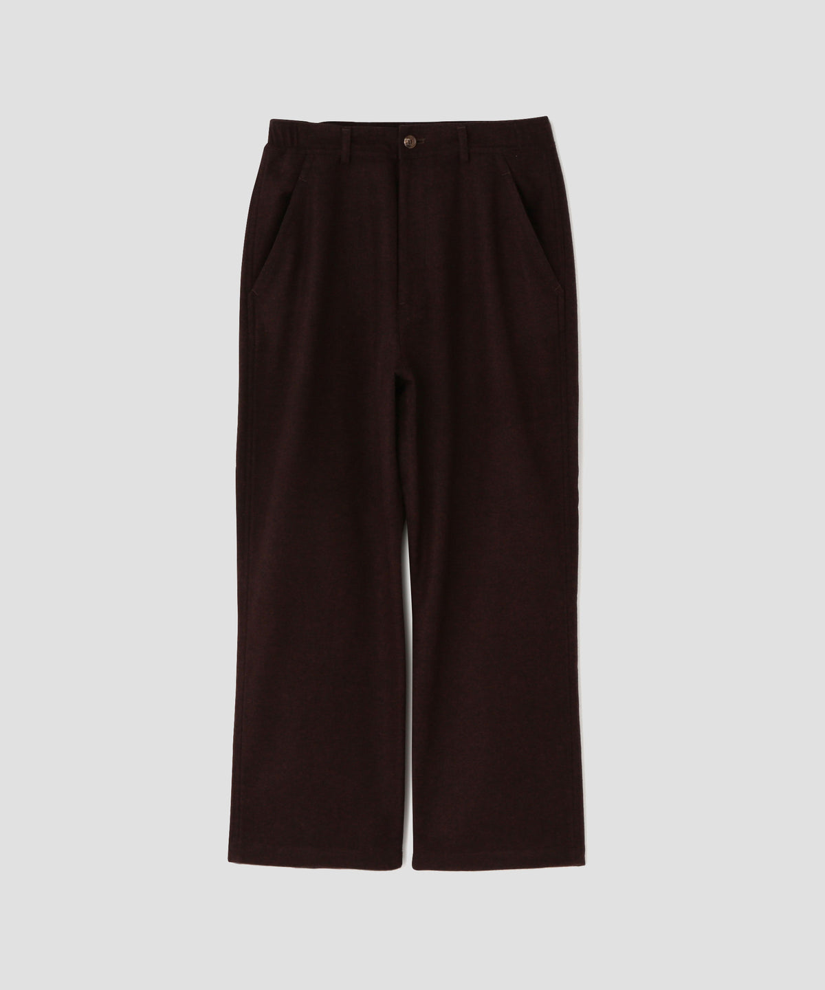 EASY TROUSERS  - Powder Melton -
