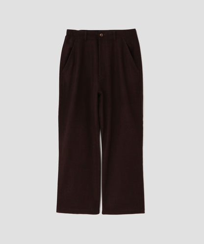 EASY TROUSERS  - Powder Melton -