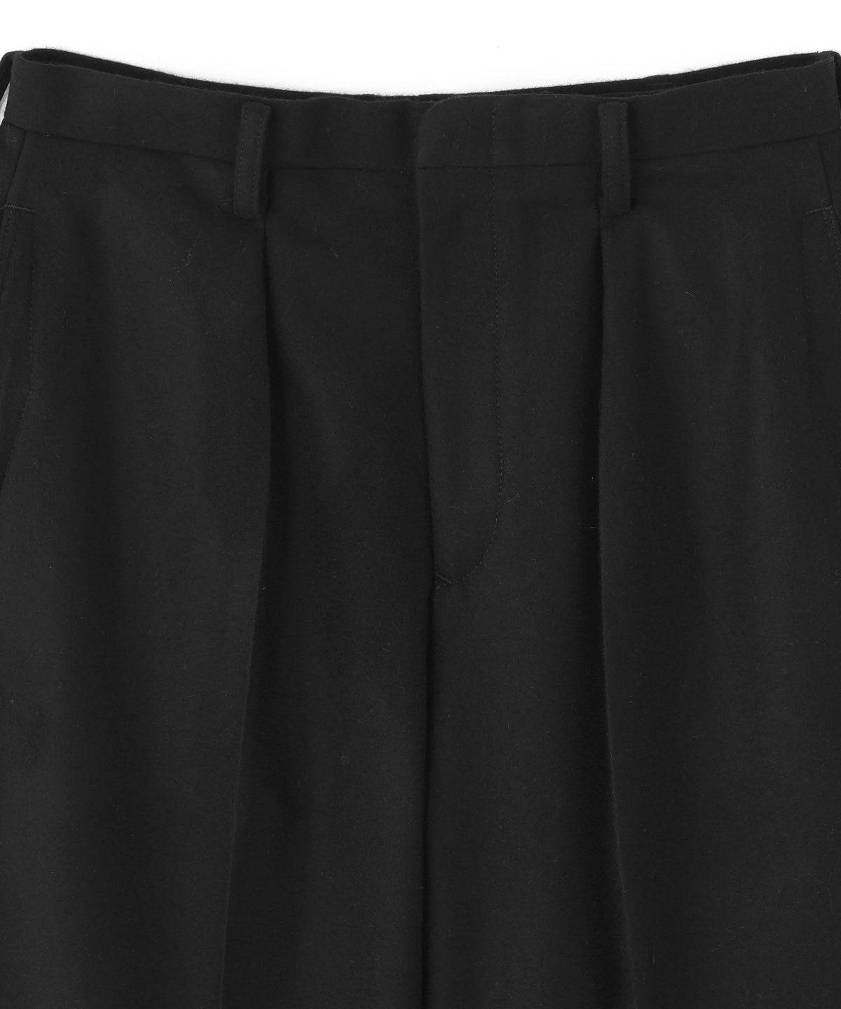 INTUCK TROUSERS   - Powder Melton -