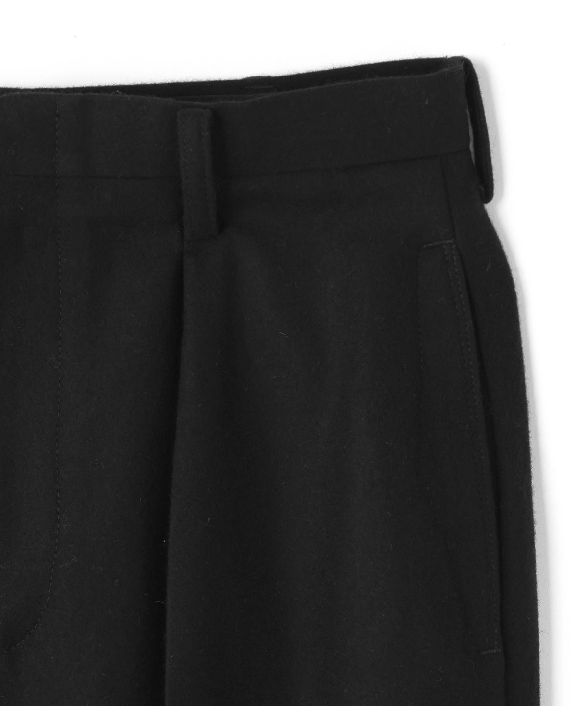 INTUCK TROUSERS   - Powder Melton -