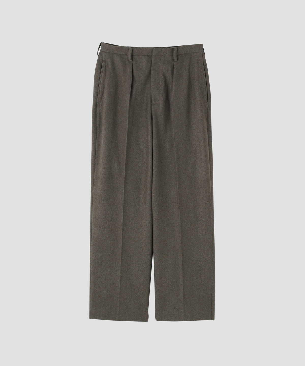 INTUCK TROUSERS   - Powder Melton -