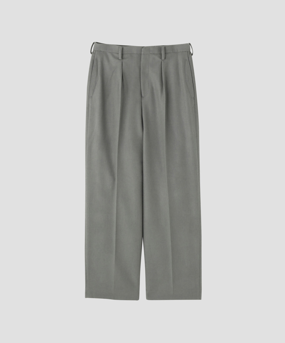 INTUCK TROUSERS   - Powder Melton -