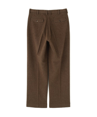 FATIGUE TROUSERS -Powder melton-