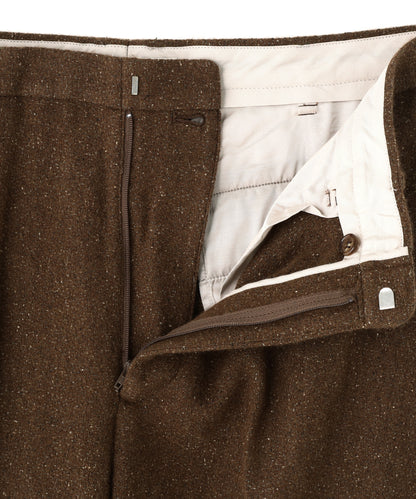 FATIGUE TROUSERS -Powder melton-