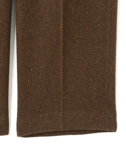 FATIGUE TROUSERS -Powder melton-