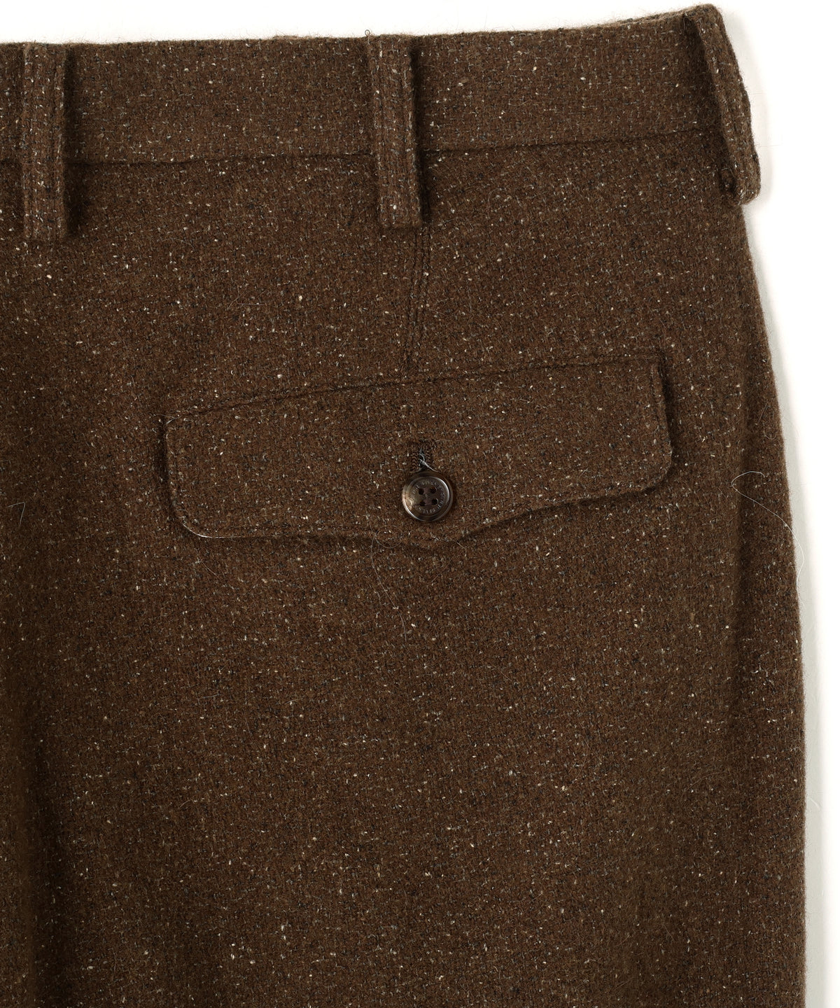 FATIGUE TROUSERS -Powder melton-