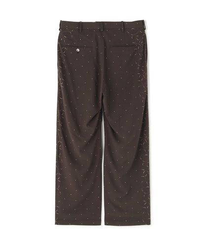 FATIGUE TROUSERS -Powder melton-