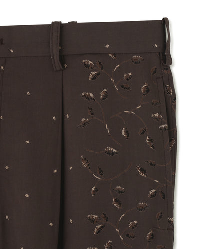 FATIGUE TROUSERS -Powder melton-