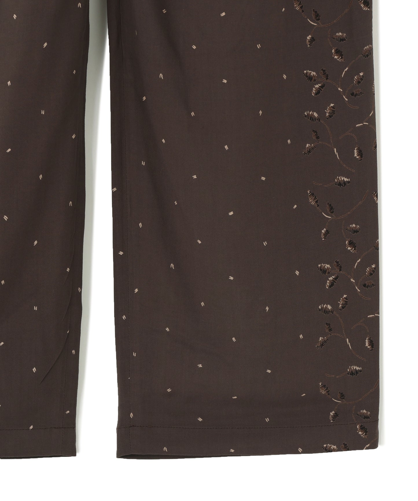 FATIGUE TROUSERS -Powder melton-