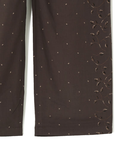 FATIGUE TROUSERS -Powder melton-