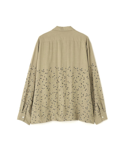 OPEN COLLAR SHIRTS  - Botanical print -