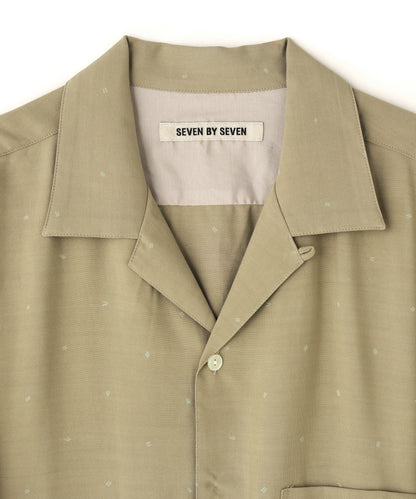 OPEN COLLAR SHIRTS  - Botanical print -