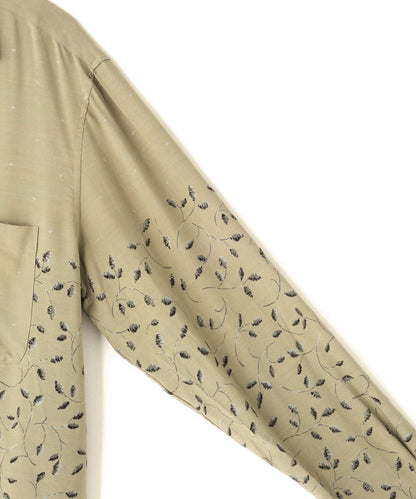 OPEN COLLAR SHIRTS  - Botanical print -
