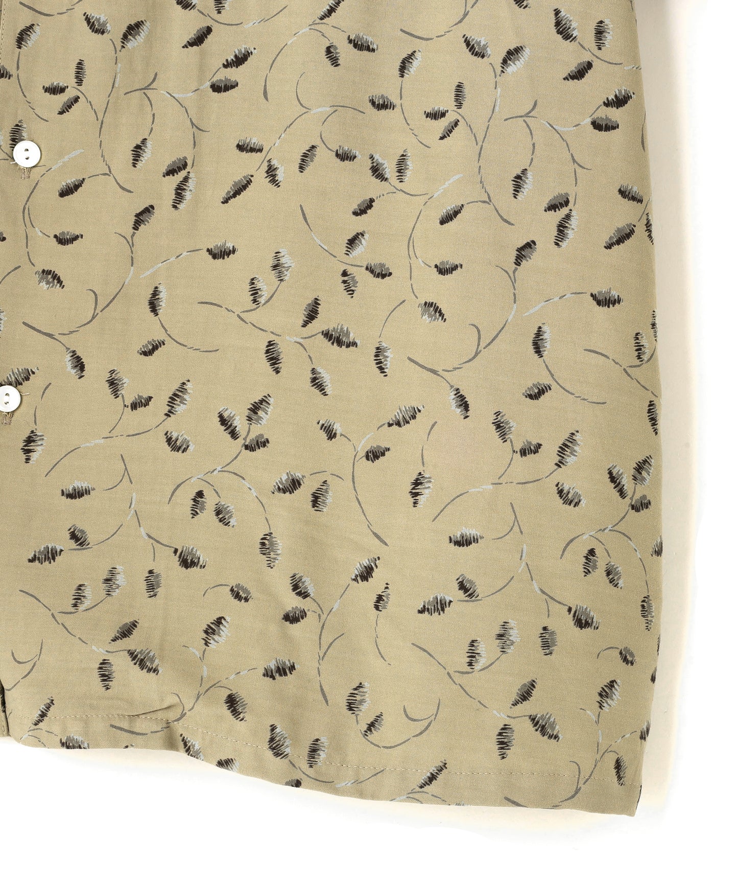 OPEN COLLAR SHIRTS  - Botanical print -