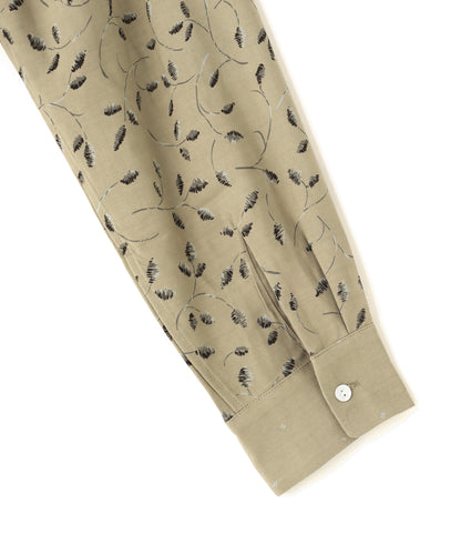 OPEN COLLAR SHIRTS  - Botanical print -