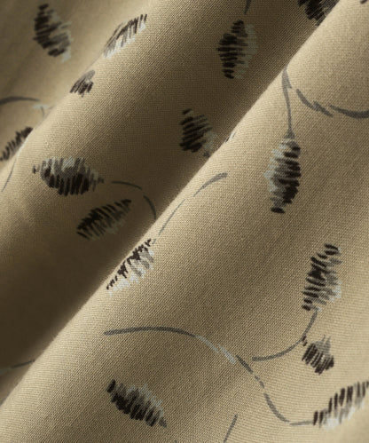 OPEN COLLAR SHIRTS  - Botanical print -