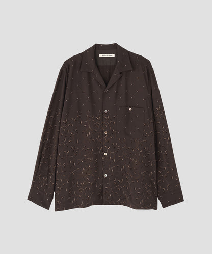 OPEN COLLAR SHIRTS  - Botanical print -