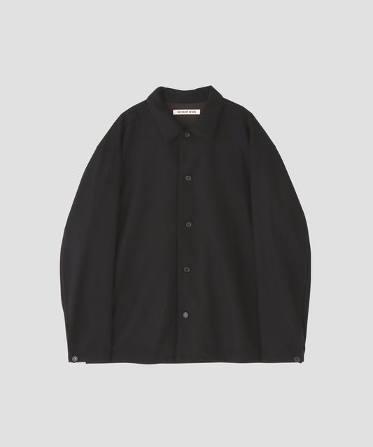 SHIRTS JACKET  - Powder Melton Wool -