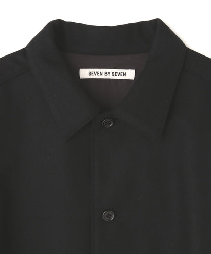 SHIRTS JACKET  - Powder Melton Wool -
