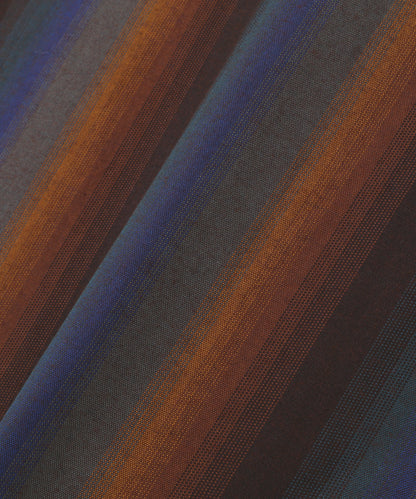LOOSE SHIRTS  - Wool Rayon Gradetion stripe -
