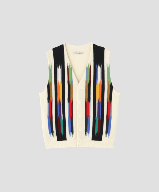 KNIT VEST   - Ortega Pattern -