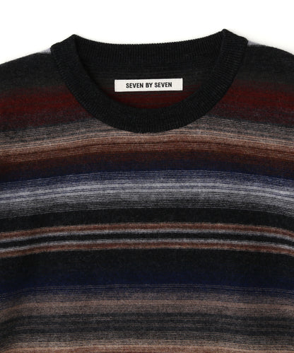 CREW NECK KNIT   - Native Border -