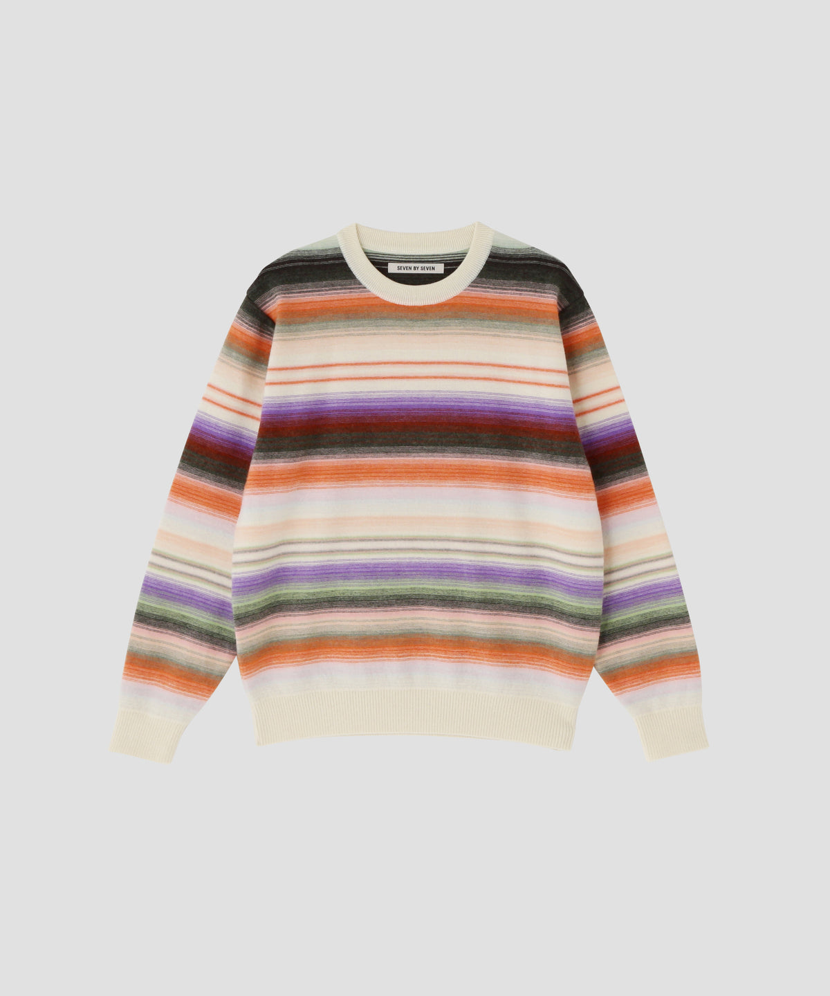 CREW NECK KNIT   - Native Border -