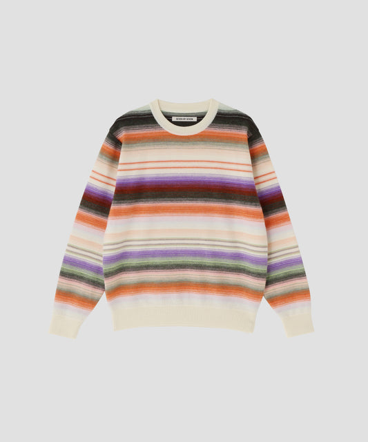 CREW NECK KNIT   - Native Border -