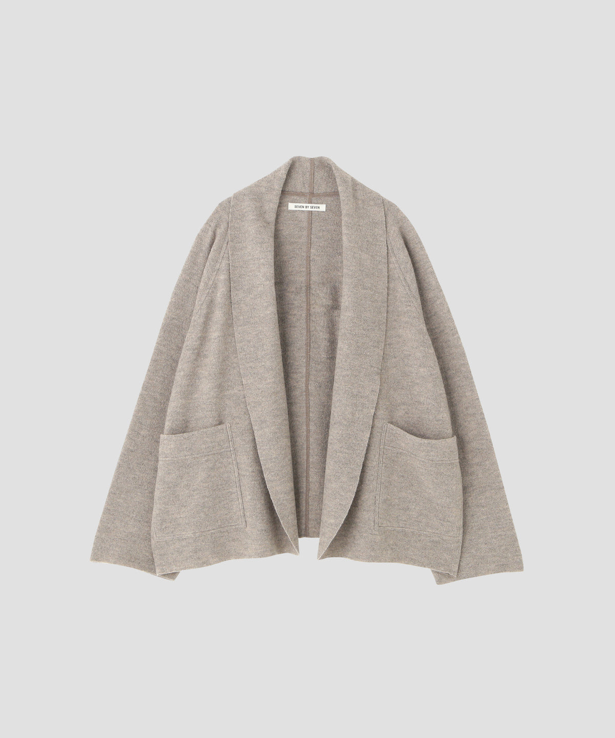CARDIGAN JACKET  ‐Hard Twist Crepe Knit‐