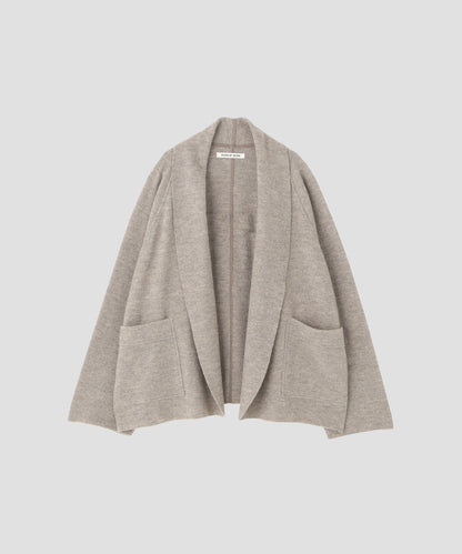 CARDIGAN JACKET  ‐Hard Twist Crepe Knit‐