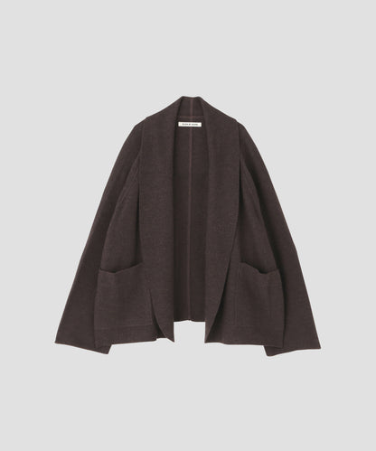 CARDIGAN JACKET  ‐Hard Twist Crepe Knit‐