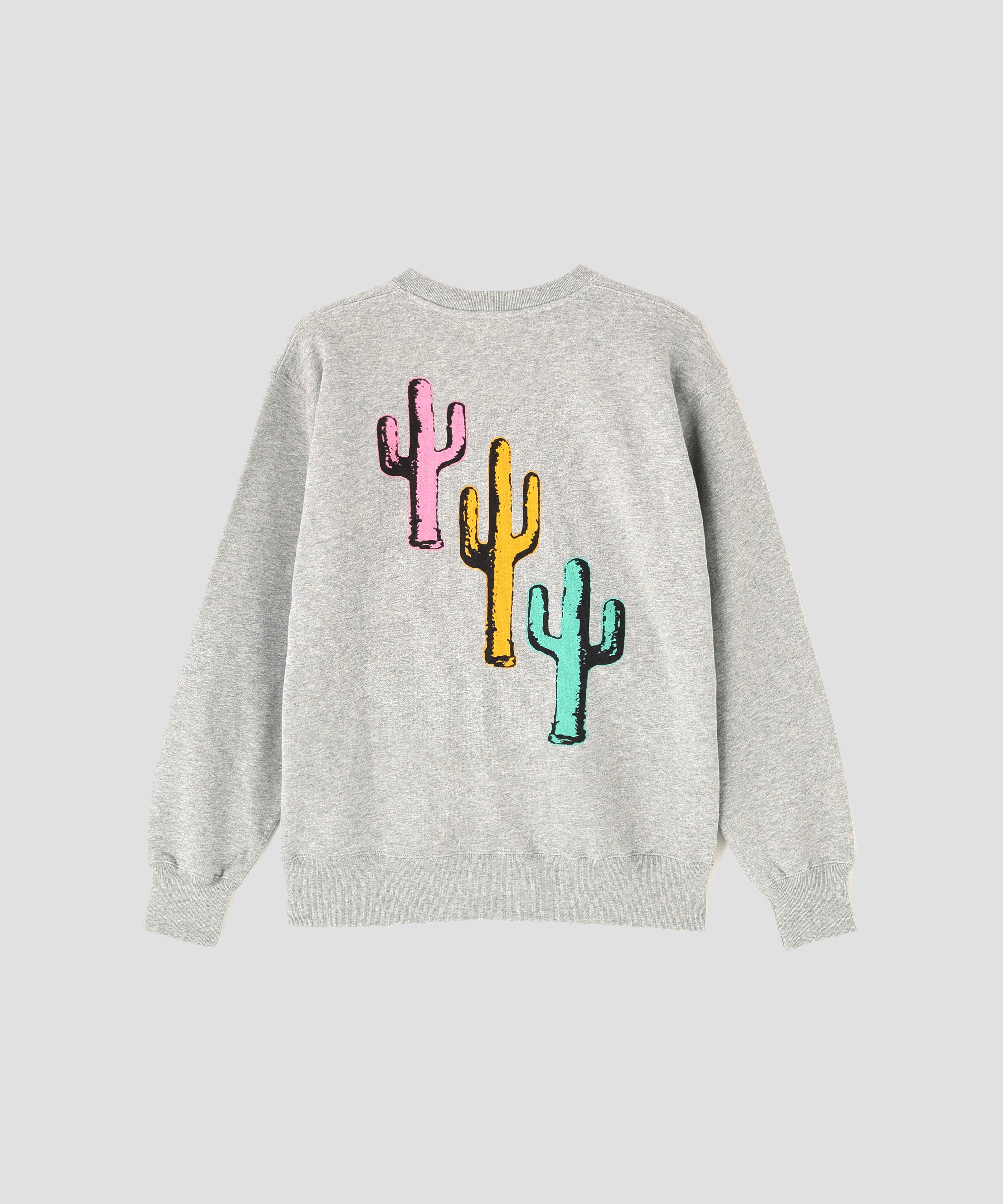 SEVEN BY SEVEN / Down on the Corner】CREWNECK SWEAT‐Cactus Print‐