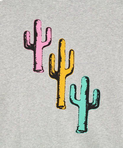 【SEVEN BY SEVEN / Down on the Corner】CREWNECK SWEAT‐Cactus Print‐