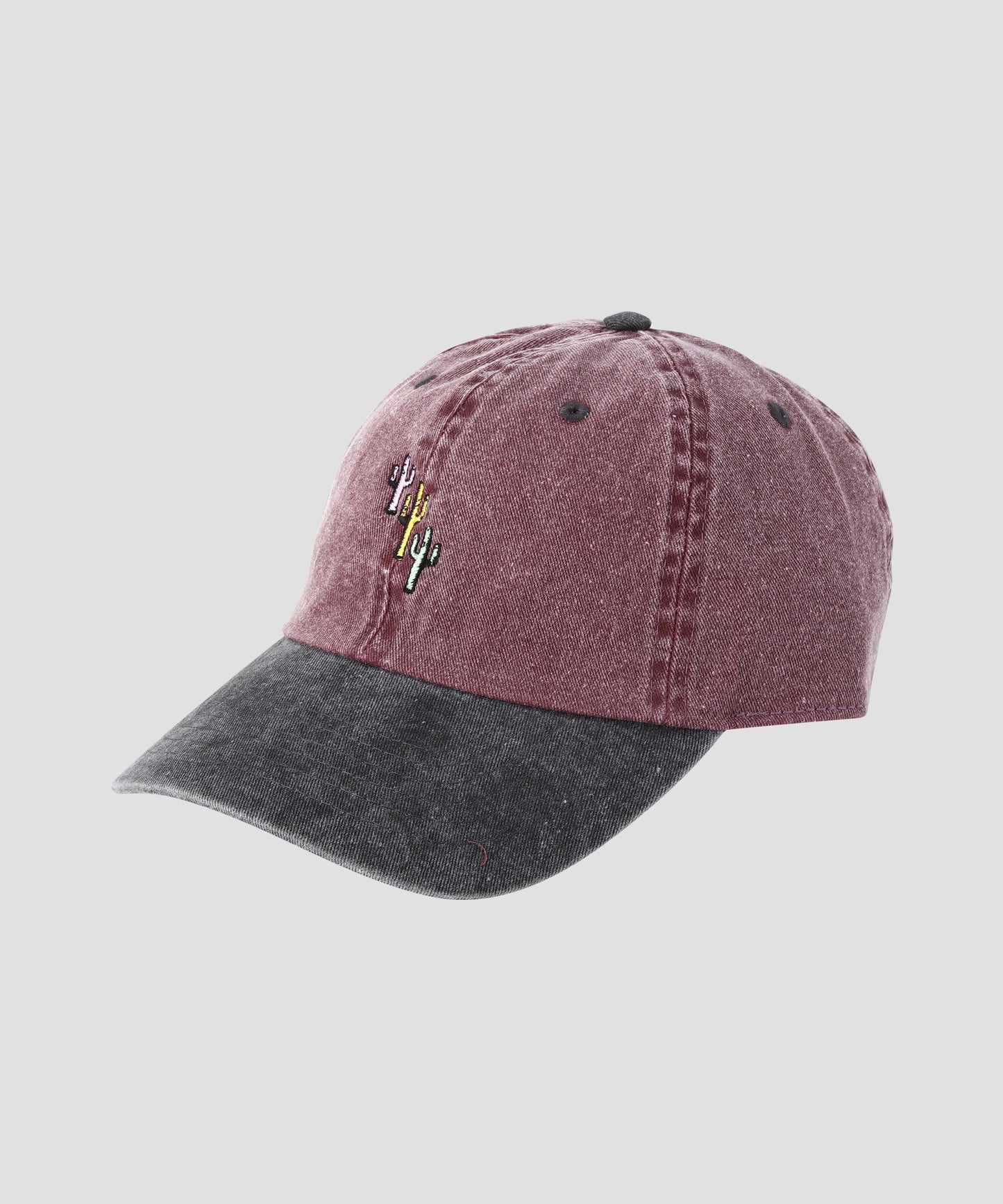 BI-COLOR COTTON CAP  ‐Cactus + Logo Embroidery‐