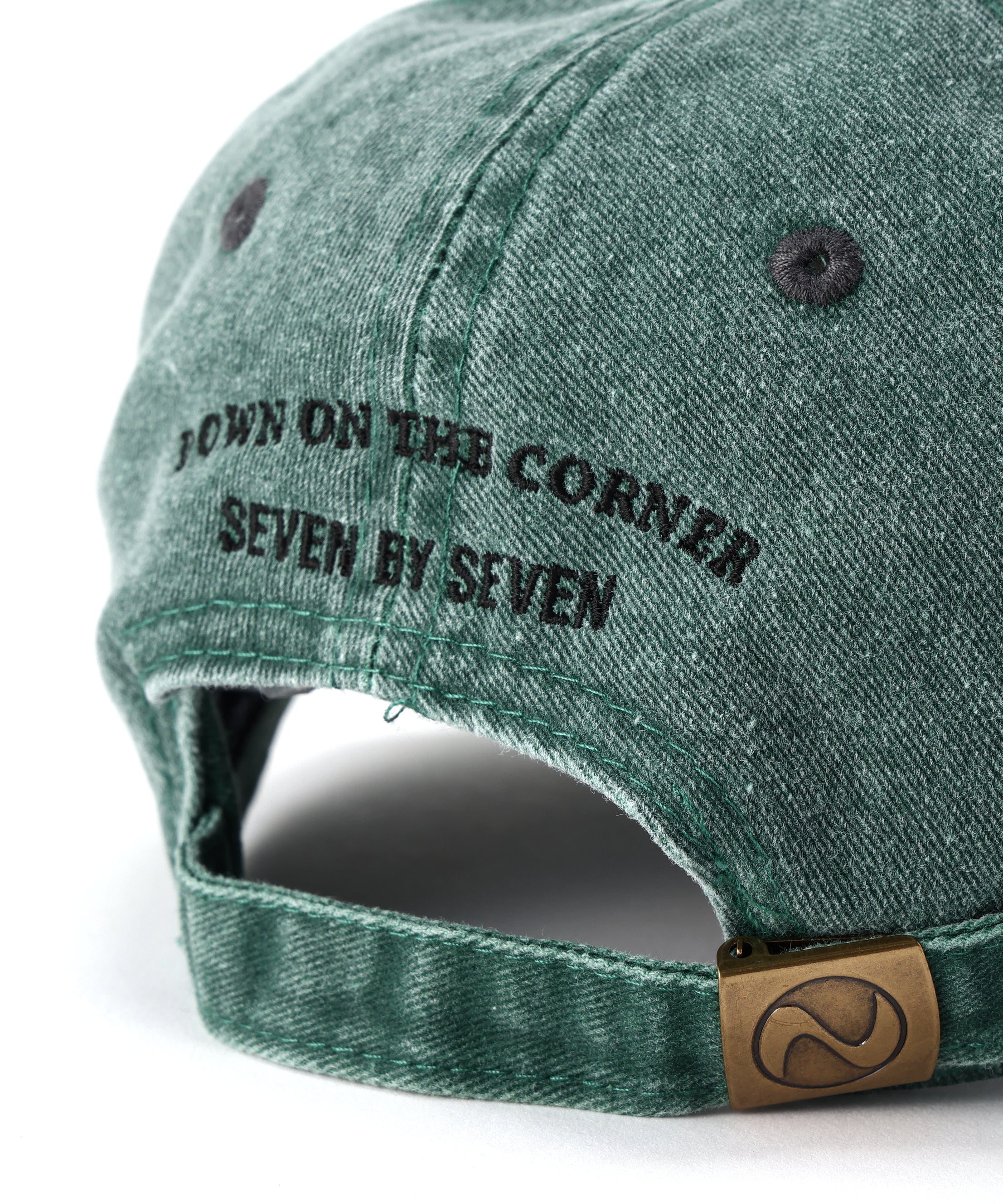 BI-COLOR COTTON CAP ‐Cactus + Logo Embroidery‐ | SEVEN BY SEVEN