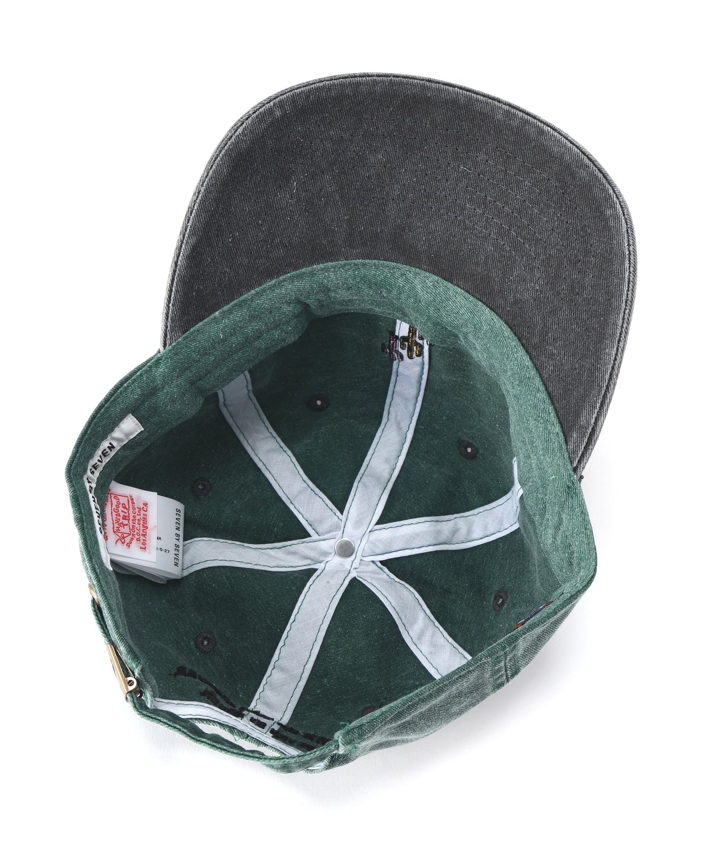 BI-COLOR COTTON CAP  ‐Cactus + Logo Embroidery‐
