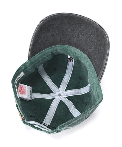 BI-COLOR COTTON CAP  ‐Cactus + Logo Embroidery‐
