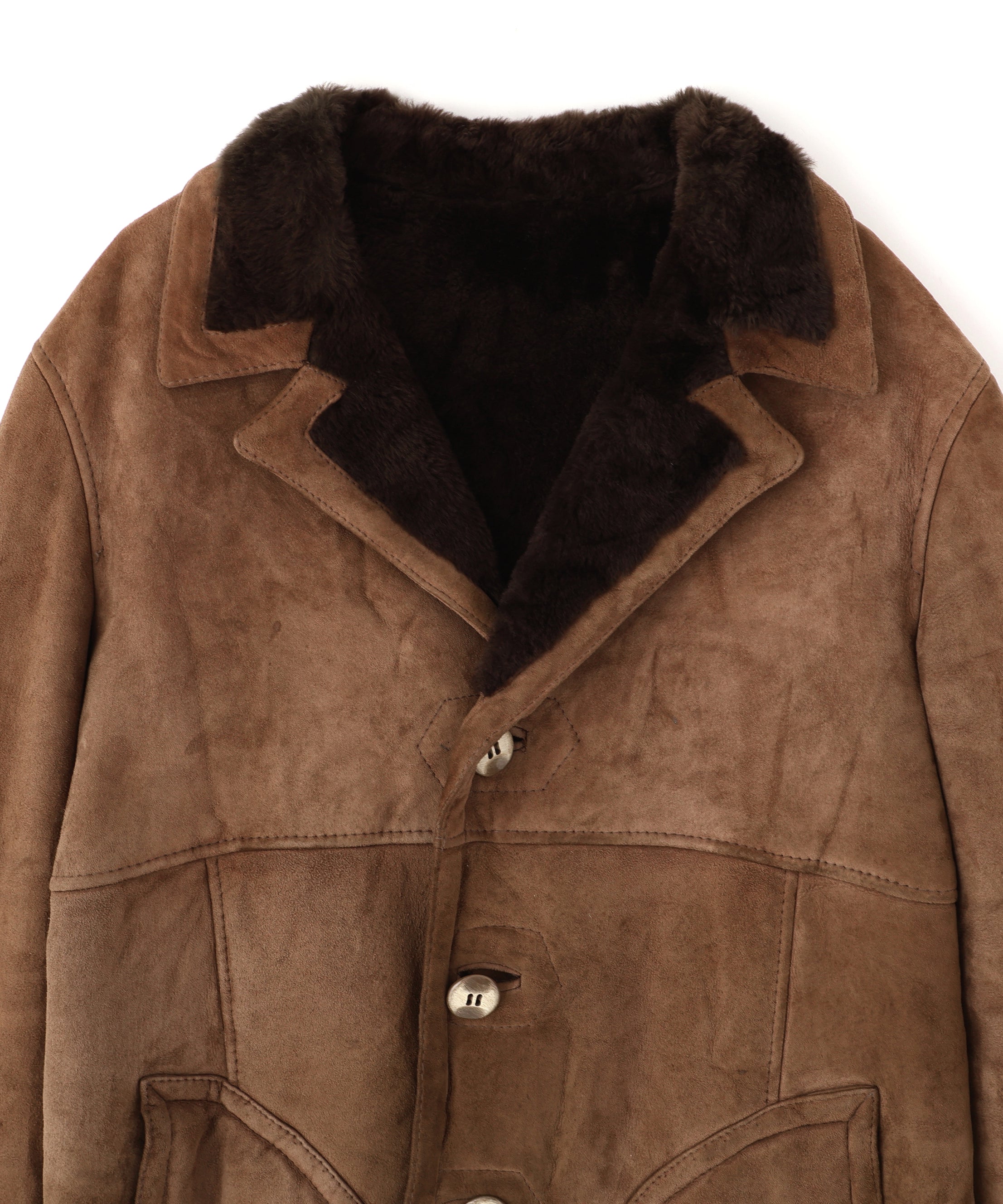 MOUTON JACKET BROWN | SEVEN BY SEVEN
