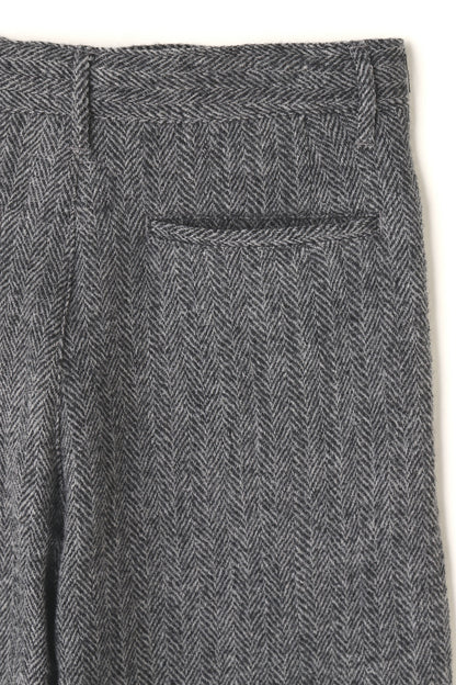 【MYTHINKS】MY BULGARIAN WOOL HERRIGBONE PANT