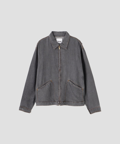 [MYTHINKS] TENCEL DENIM ZIP JACKET