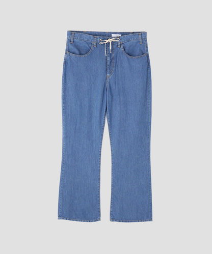 【MYTHINKS】TENCEL DENIM BOOTSCUT PANTS