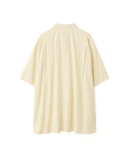 US Half Sleeve Embroidery Silk Shirts