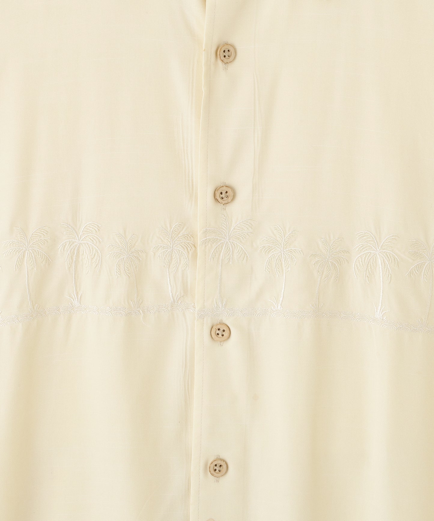 US Half Sleeve Embroidery Silk Shirts
