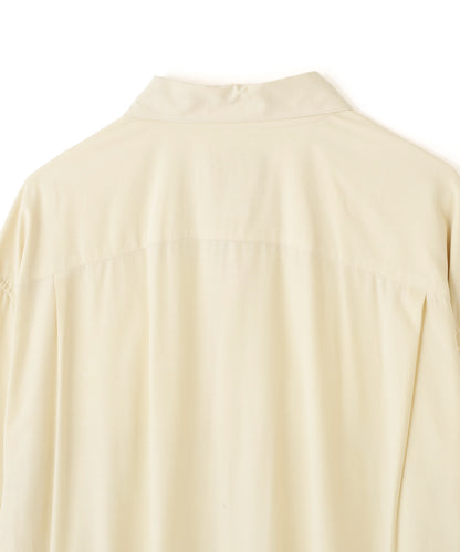 US Half Sleeve Embroidery Silk Shirts