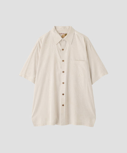 US Half Sleeve Jacquard Silk Shirts