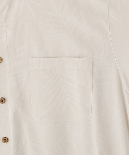 US Half Sleeve Jacquard Silk Shirts