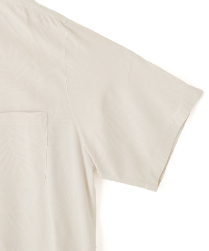 US Half Sleeve Jacquard Silk Shirts