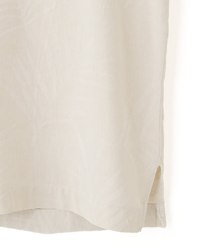 US Half Sleeve Jacquard Silk Shirts