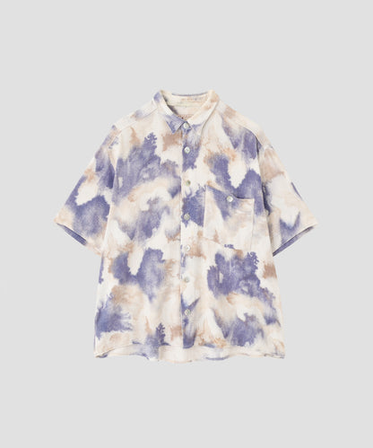 Euro Tie dye Print Half Sleeve Shirts